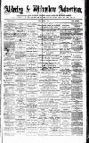 Alderley & Wilmslow Advertiser Friday 28 August 1874 Page 1