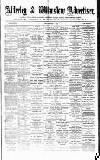 Alderley & Wilmslow Advertiser Friday 18 September 1874 Page 1