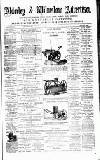 Alderley & Wilmslow Advertiser Friday 04 June 1875 Page 1