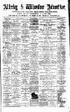 Alderley & Wilmslow Advertiser Saturday 11 September 1875 Page 1