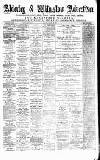Alderley & Wilmslow Advertiser Saturday 22 January 1876 Page 1