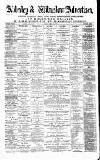 Alderley & Wilmslow Advertiser Saturday 11 March 1876 Page 1