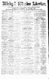Alderley & Wilmslow Advertiser Saturday 06 May 1876 Page 1