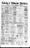 Alderley & Wilmslow Advertiser Saturday 31 July 1880 Page 1