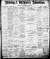 Alderley & Wilmslow Advertiser Friday 05 March 1897 Page 1