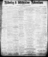 Alderley & Wilmslow Advertiser Friday 22 October 1897 Page 1