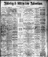 Alderley & Wilmslow Advertiser Friday 21 January 1898 Page 1