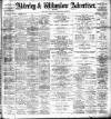 Alderley & Wilmslow Advertiser Friday 20 January 1899 Page 1