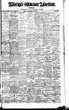 Alderley & Wilmslow Advertiser Friday 30 September 1921 Page 1
