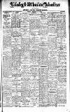 Alderley & Wilmslow Advertiser Friday 17 February 1922 Page 1