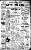 Beeston Gazette and Echo Saturday 02 August 1913 Page 1