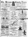 Brecon County Times Saturday 13 October 1883 Page 1