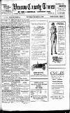 Brecon County Times Thursday 25 March 1920 Page 1