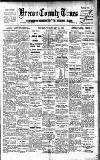 Brecon County Times Thursday 20 January 1921 Page 1
