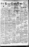 Brecon County Times Thursday 27 October 1921 Page 1