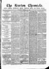 Burton Chronicle Thursday 17 January 1861 Page 1