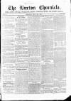 Burton Chronicle Thursday 30 May 1861 Page 1