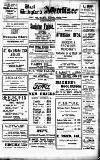West Bridgford Advertiser Saturday 29 October 1921 Page 1