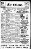 Pontypridd Observer Saturday 02 May 1925 Page 1