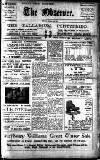 Pontypridd Observer Saturday 15 January 1927 Page 1