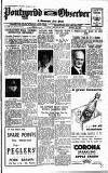 Pontypridd Observer Saturday 28 January 1950 Page 1
