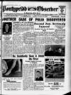 Pontypridd Observer Saturday 12 November 1960 Page 1