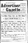 Wakefield Advertiser & Gazette Tuesday 03 March 1925 Page 1