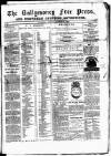 Ballymoney Free Press and Northern Counties Advertiser Thursday 26 November 1874 Page 1