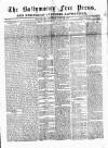 Ballymoney Free Press and Northern Counties Advertiser Thursday 28 June 1877 Page 1