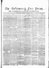 Ballymoney Free Press and Northern Counties Advertiser Thursday 21 March 1878 Page 1