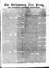 Ballymoney Free Press and Northern Counties Advertiser Thursday 16 December 1880 Page 1