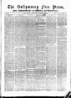 Ballymoney Free Press and Northern Counties Advertiser Thursday 07 September 1882 Page 1