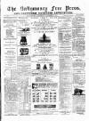 Ballymoney Free Press and Northern Counties Advertiser Thursday 27 December 1888 Page 1