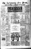 Ballymoney Free Press and Northern Counties Advertiser Thursday 13 August 1896 Page 1