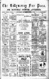 Ballymoney Free Press and Northern Counties Advertiser Thursday 12 March 1908 Page 1