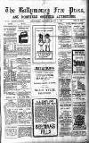 Ballymoney Free Press and Northern Counties Advertiser Thursday 11 August 1910 Page 1