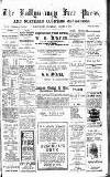Ballymoney Free Press and Northern Counties Advertiser Thursday 03 August 1911 Page 1