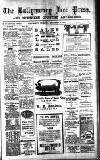 Ballymoney Free Press and Northern Counties Advertiser Thursday 23 September 1915 Page 1