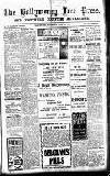 Ballymoney Free Press and Northern Counties Advertiser Thursday 15 June 1916 Page 1
