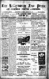 Ballymoney Free Press and Northern Counties Advertiser Thursday 18 January 1917 Page 1