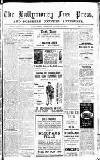 Ballymoney Free Press and Northern Counties Advertiser Thursday 23 August 1917 Page 1