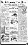 Ballymoney Free Press and Northern Counties Advertiser Thursday 04 October 1917 Page 1