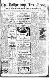 Ballymoney Free Press and Northern Counties Advertiser Thursday 15 November 1917 Page 1