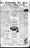 Ballymoney Free Press and Northern Counties Advertiser Thursday 22 November 1917 Page 1
