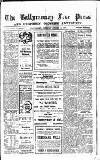 Ballymoney Free Press and Northern Counties Advertiser Thursday 10 October 1918 Page 1