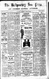 Ballymoney Free Press and Northern Counties Advertiser Thursday 12 August 1920 Page 1