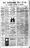 Ballymoney Free Press and Northern Counties Advertiser Thursday 26 August 1920 Page 1
