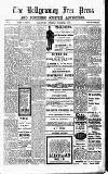 Ballymoney Free Press and Northern Counties Advertiser Thursday 01 September 1921 Page 1