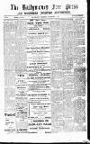 Ballymoney Free Press and Northern Counties Advertiser Thursday 03 November 1921 Page 1