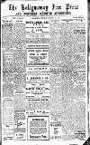 Ballymoney Free Press and Northern Counties Advertiser Thursday 30 October 1924 Page 1